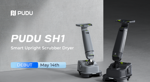 Pudu Robotics Unveils Enhanced PUDU SH1 Smart Upright Scrubber Dryer at Interclean 2024