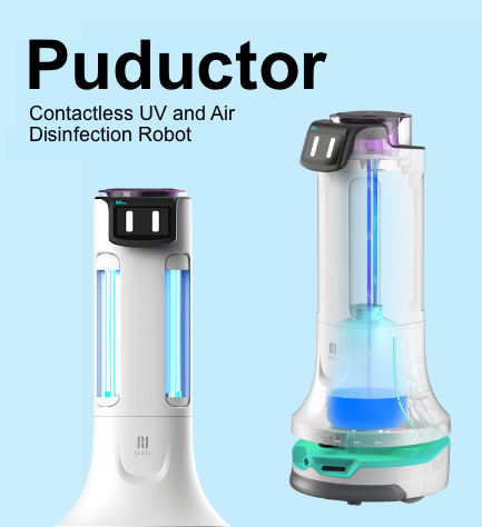 Puductor - Contactless UV and Air Disinfection Robot