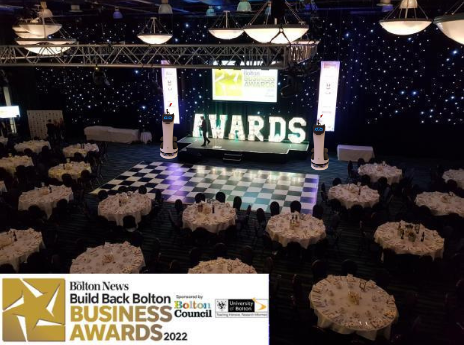 Bellabots featured at Bolton Business Awards